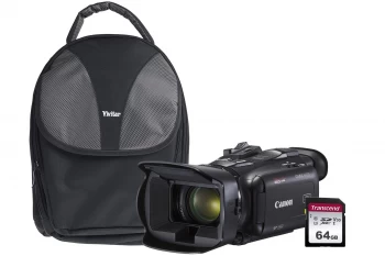 Image of Canon Legria HF G50 4K Camcorder Kit inc 64GB SD Card & Waterproof Rucksack