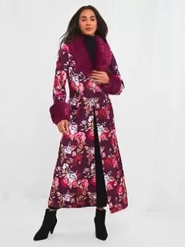 Image of Joe Browns Janes Boutique Coat -plum, Plum, Size 8, Women