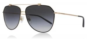 Image of Dolce & Gabbana DG2190 Sunglasses Black / Rose Gold 12968G 59mm