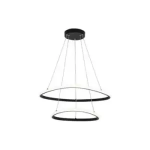 Image of Larissa Lighting - Larissa Inia Ceiling Pendant Light 45W 3000K Aluminium Black
