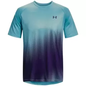 Image of Under Armour Tech Fade SS - Blue