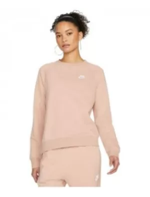 Image of Nike NSW Fleece Crew Sweatshirt Ladies - Pink