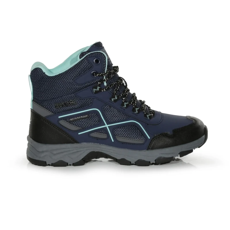 Image of Regatta Womens Vendeavour Walking Boots in Mid Navy Size: 6.5 Mid Navy Female 6.5