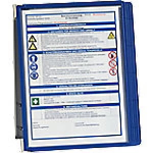 Image of Durable Display Panel Dark Blue A4 Polypropylene 34.8 x 62 cm