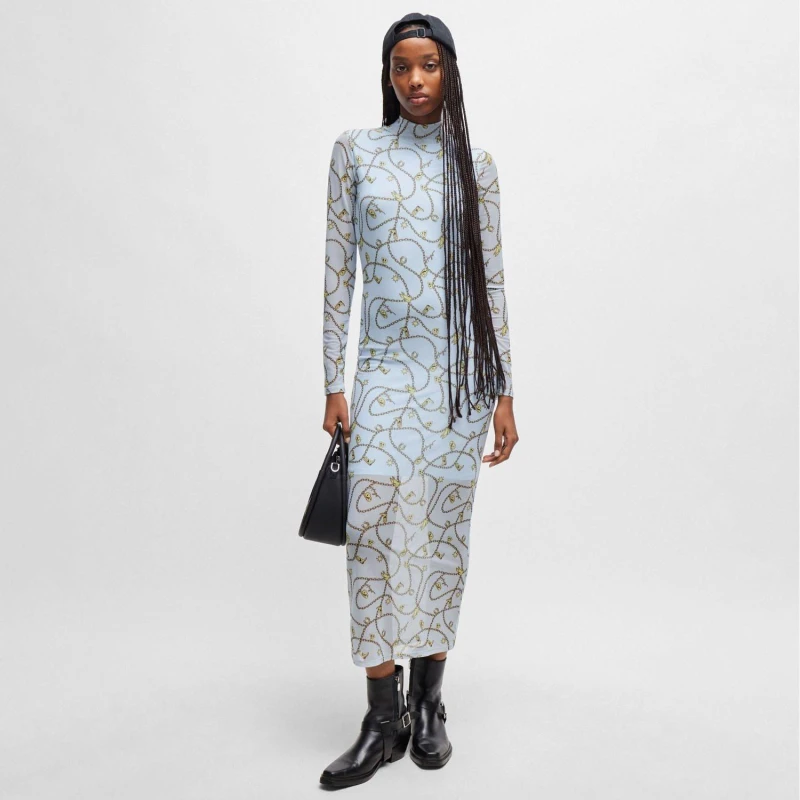 Image of Hugo Nasuse_2 Long Dress Blue female XS