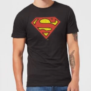 Image of Originals Official Superman Crackle Logo Mens T-Shirt - Black - S