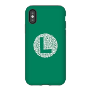 Image of Nintendo Super Mario Luigi Items Logo Phone Case - iPhone X - Tough Case - Gloss