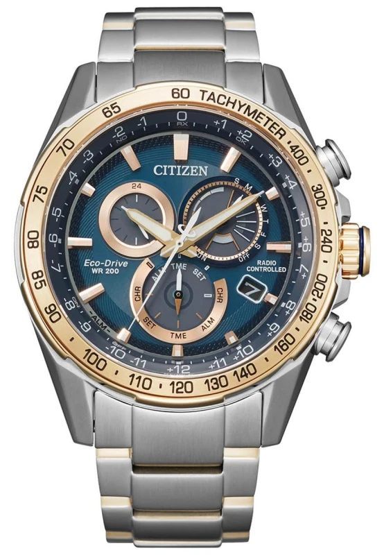 Image of Citizen CB5916-59L Eco-Drive Perpetual Chrono A.T Radio Watch