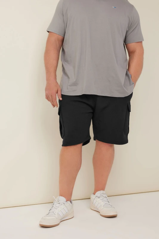 Image of BadRhino BadRhino Men Jogger Shorts in Black Size: 4X-Large Black 4XL Male 5057147756661