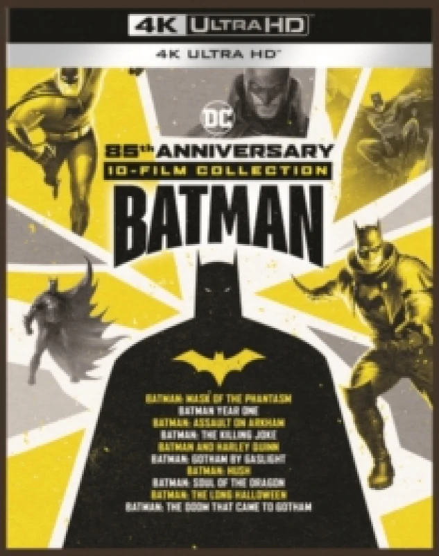 Image of Batman: 85th Anniversary 10-film Collection Bluray 5051892250948