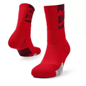 Image of Under Armour Mid-Crew Socks - Red