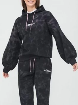 Image of Ellesse Heritage Fluo Oh Hoodie - Black