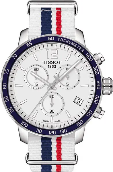 Image of Tissot Watch Quickster Chronograph Nato - Silver TS-761