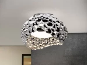 Image of Narisa 5 Light Flush Ceiling Light Chrome, G9