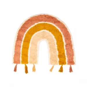 Image of Sass & Belle Earth Rainbow Rug With Tassels