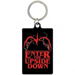 Image of Stranger Things Metal Keyring Upside Down