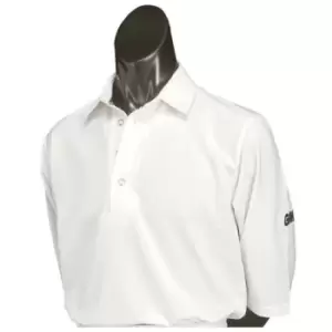 Image of Gunn And Moore Boys Maestro Cricket Shirt (S) (White)