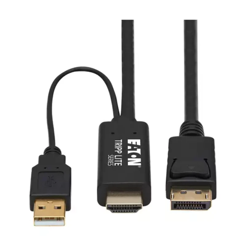 Image of Tripp Lite P567-01M HDMI to DisplayPort Active Adapter Cable (M/M) - 4