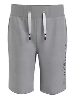 Image of Tommy Hilfiger Boys Essential Sweat Short - Light Grey Marl Size 8 Years