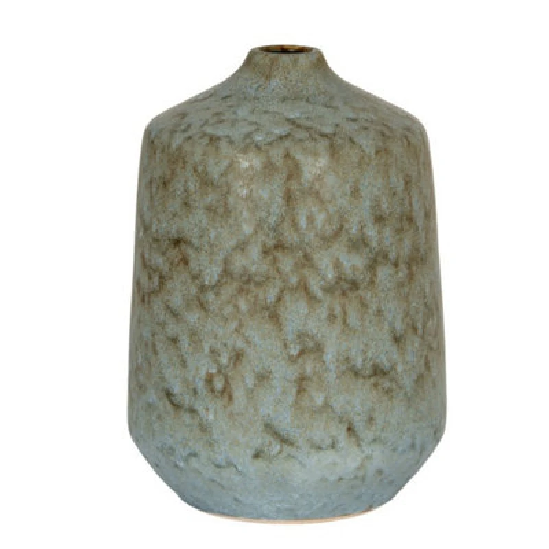 Image of Hill Interiors Capella Bottle Vase - Ceramic - L21 X W21 X H30 Cm - Grey