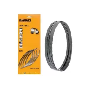 Image of DT8460-QZ 835mm x 12mm x 14TPI Bandsaw Blades 4 Pack For DCS371 - Dewalt
