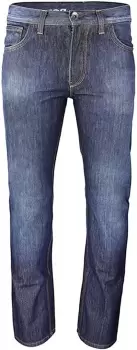 Image of Rokker Revolution Motorcycle Jeans, blue, Size 31, blue, Size 31
