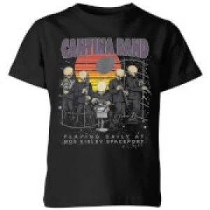 Image of Star Wars Cantina Band At Spaceport Kids T-Shirt - Black - 7-8 Years