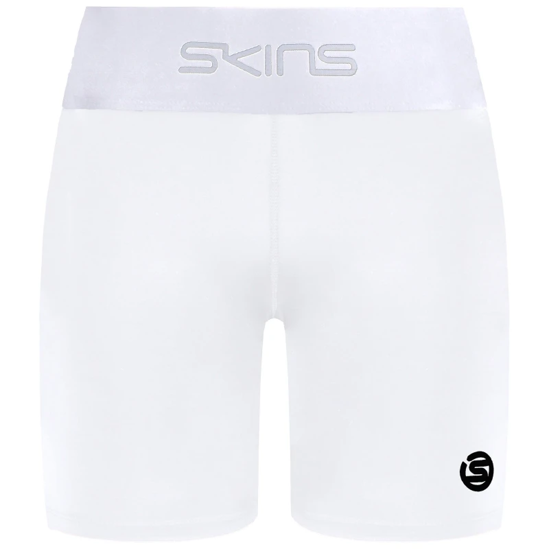 Image of Skins Womens Series-1 White Compression Shorts Size: Medium White Female M