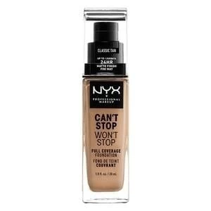 Image of NYX Professional Makeup Cant Stop Foundation Classic Tan