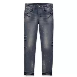 Image of PURPLE BRAND P002 Vintage Spotted Jean - Blue