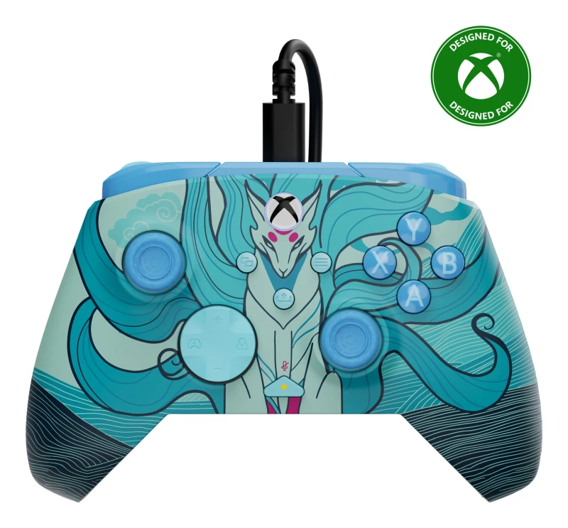 Image of Turtle Beach Rematch Advanced Wired XB For Xbox - Blue Kitsune Everglow