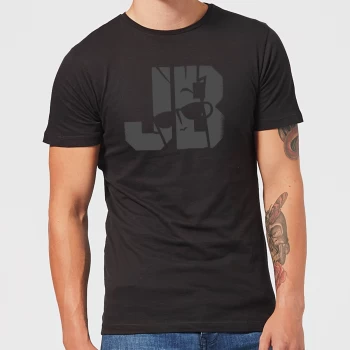 Image of Johnny Bravo JB Sillhouette Mens T-Shirt - Black - XS