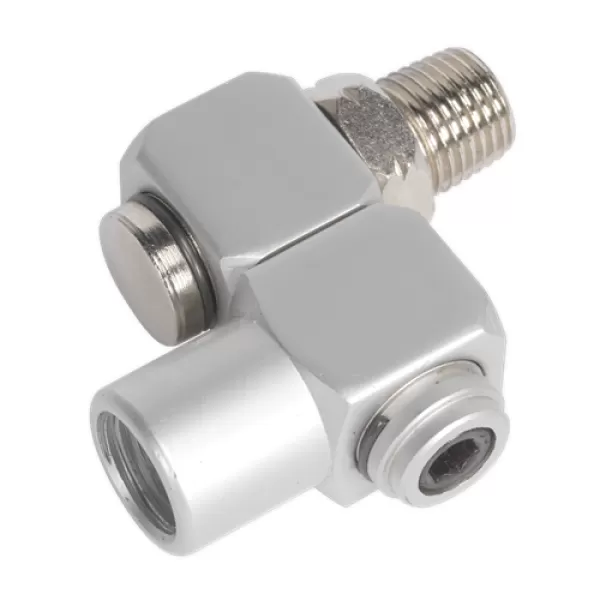 Image of Sealey SA902 Z-Swivel Air Hose Connector 1/4BSP