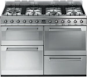 Image of SMEG Symphony SYD4110 110cm Dual Fuel Range Cooker