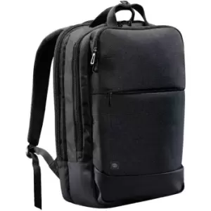 Image of Stormtech Adults Unisex Yaletown Commuter Backpack (One Size) (Black)