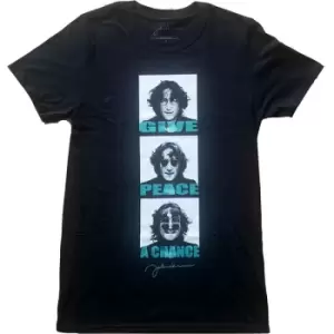 Image of John Lennon - GPAC Stack Unisex XX-Large T-Shirt - Black