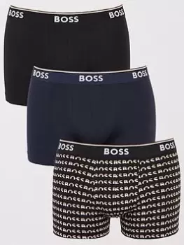 Image of BOSS Bodywear 3 Pack Power Design Trunks - Multi Size M Men