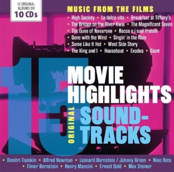 Image of 15 Movie Highlights - Original Soundtracks by Various Artists CD Album