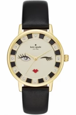 Image of Ladies Kate Spade New York Metro Black Wink Watch KSW1052