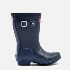 Image of Hunter Original Little Kids Wellington Boots - Navy - UK 8 Toddler
