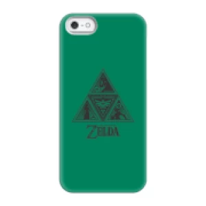 Image of Nintendo The Legend Of Zelda Triforce Phone Case - iPhone 5/5s - Snap Case - Matte
