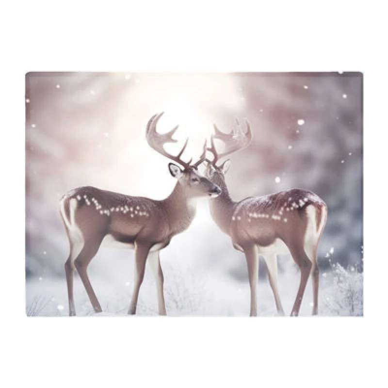Image of Warren Reed Designer Reindeer In The Snow Chopping Board