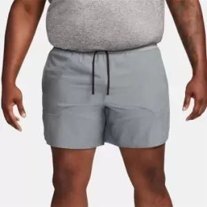 Image of Nike Dri-FIT Stride Mens 7 Brief-Lined Running Shorts - Grey