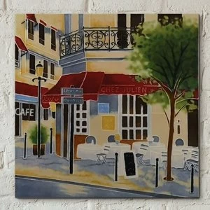 Image of Tile 8x8 The Crepe House By B Heighton Wall Art