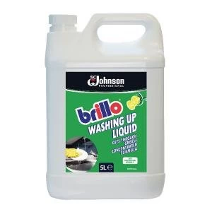 Image of Brillo Concentrated Washing Up Liquid 5 Litre BWU5LTR