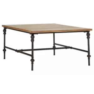 Image of Industrial Inspired Fir Wood Coffee Table