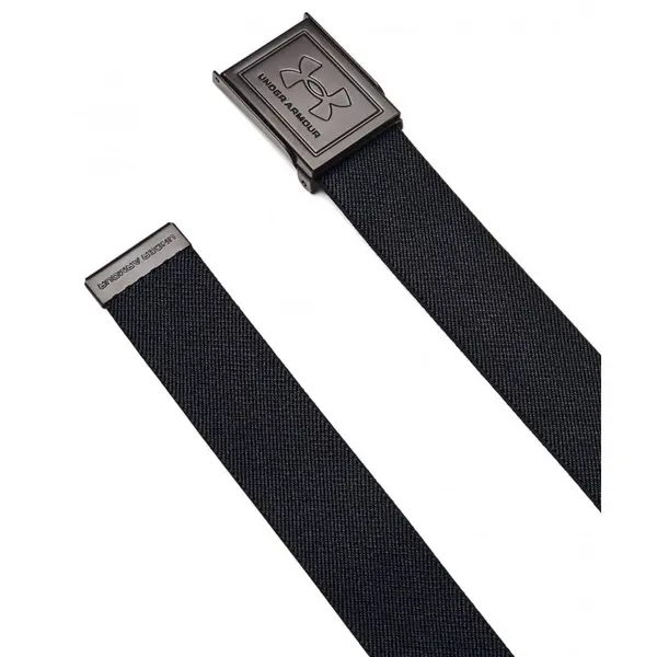 Image of Under Armour M Stretch Webbing Belt Black/CASTLEROCK - OSFM