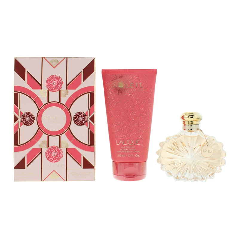 Image of Lalique Soleil 2 Piece Gift Set: Eau de Parfum 100ml - Body Lotion 150ml