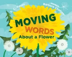 Image of moving words about a flower