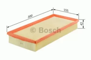 Image of Bosch 1987429403 Air Filter Insert S9403